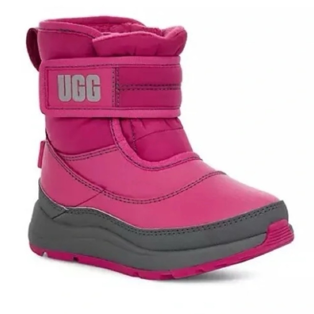 UGG Kids Pink and Gray Boots